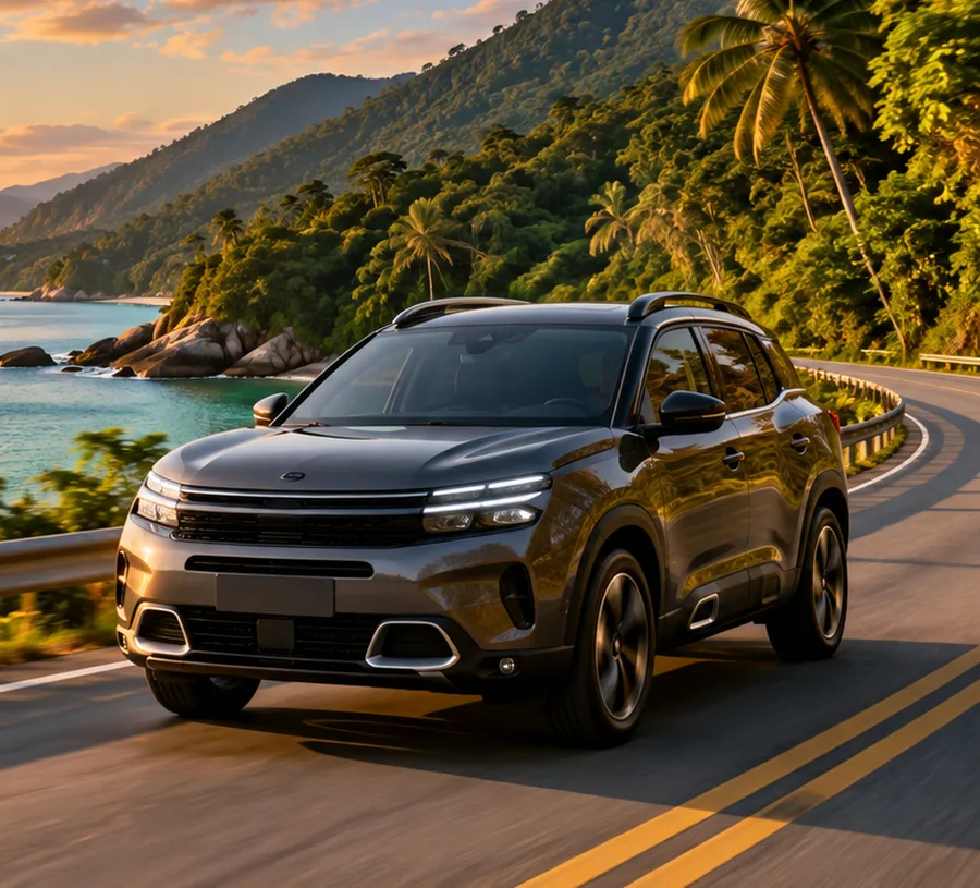SUV cinza da Brasil Connect